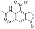 N-(6-BROMO-2,3-DIHYDRO-4-NITRO-1-OXO-1H-INDEN-5-YL)ACETAMIDE CAS#: 851107-84-1