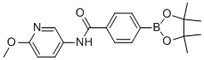N-(6-METHOXY-PYRIDIN-3-YL)-4-(4,4,5,5-TETRAMETHYL-[1,3,2]DIOXABOROLAN-2-YL)-BENZAMIDE CAS#: 864759-41-1