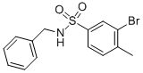 N-BENZYL 3-BROMO-4-METHYLBENZENESULFONAMIDE CAS#: 850429-67-3