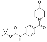 N-BOC-4-(4-OXO-PIPERIDINE-1-CARBONYL)ANILINE CAS#: 885274-90-8