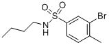 N-BUTYL 3-BROMO-4-METHYLBENZENESULFONAMIDE CAS#: 850429-68-4