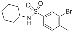 N-CYCLOHEXYL 3-BROMO-4-METHYLBENZENESULFONAMIDE CAS#: 850429-69-5