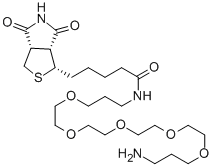 N-D-(+)-BIOTINYL-4,7,10,13,16-PENTAOXA-1,19-DIAMINONONADECANE CAS#: 869354-65-4