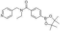 N-ETHYL-N-PYRIDIN-4-YLMETHYL-4-(4,4,5,5-TETRAMETHYL-[1,3,2]DIOXABOROLAN-2-YL)-BENZAMIDE CAS#: 864759-43-3