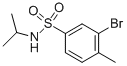 N-ISOPROPYL 3-BROMO-4-METHYLBENZENESULFONAMIDE CAS#: 850429-66-2