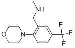 N-METHYL-2-MORPHOLINO-5-(TRIFLUOROMETHYL)BENZYLAMINE CAS#: 886851-52-1