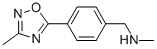 N-METHYL-[4-(3-METHYL-1,2,4-OXADIAZOL-5-YL)PHENYL]METHYLAMINE CAS#: 884507-32-8