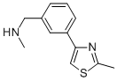 N-METHYL-N-[3-(2-METHYL-1,3-THIAZOL-4-YL)BENZYL]AMINE CAS#: 852180-43-9