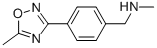 N-METHYL-N-[4-(5-METHYL-1,2,4-OXADIAZOL-3-YL)BENZYL]AMINE CAS#: 857283-77-3