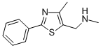 N-METHYL-N-[(4-METHYL-2-PHENYL-1,3-THIAZOL-5-YL)METHYL]AMINE CAS#: 850375-02-9