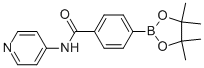 N-PYRIDIN-4-YL-4-(4,4,5,5-TETRAMETHYL-[1,3,2]DIOXABOROLAN-2-YL)-BENZAMIDE CAS#: 864759-38-6