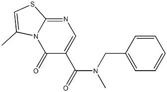 N-benzyl-N,3-dimethyl-5-oxo-5H-thiazolo[3,2-a]pyrimidine-6-carboxamide CAS#: 851944-67-7