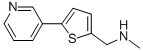 N-methyl-(5-pyrid-3-ylthien-2-yl)methylamine CAS#: 837376-49-5