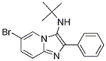 N-tert-butyl-6-bromo-2-phenylimidazo[1,2-a]pyridin-3-amine CAS#: 858332-32-8