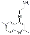 N1-(2,6-DIMETHYL-QUINOLIN-4-YL)-ETHANE-1,2-DIAMINE CAS#: 876708-56-4