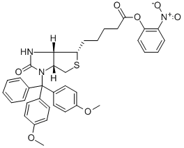 N1-(DIMETHOXYTRITYL)-D-(+)BIOTIN 2-NITROPHENYL ESTER CAS#: 869354-63-2