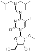 N4-(DIISOBUTYLAMINOMETHYLIDENE)-5-IODO-2'-O-METHYL-CYTIDINE CAS#: 869355-40-8