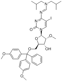 N4-DIISOBUTYLAMINOMETHYLIDENE-5'-O-(DIMETHOXYTRITYL)-5-IODO-2'-O-METHYLCYTIDINE CAS#: 869355-36-2