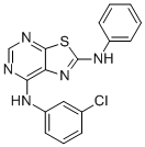 N7-(3-CHLOROPHENYL)-N2-PHENYLTHIAZOLO[5,4-D]PYRIMIDINE-2,7-DIAMINE CAS#: 871266-94-3