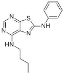 N7-BUTYL-N2-PHENYLTHIAZOLO[5,4-D]PYRIMIDINE-2,7-DIAMINE CAS#: 871266-90-9