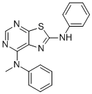 N7-METHYL-N2,N7-DIPHENYLTHIAZOLO[5,4-D]PYRIMIDINE-2,7-DIAMINE CAS#: 871266-96-5