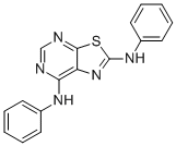 N,N'-DIPHENYLTHIAZOLO[5,4-D]PYRIMIDINE-2,7-DIAMINE CAS#: 871266-92-1