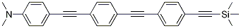 N,N-diMethyl-4-((4-((4-((triMethylsilyl) ethynyl)phenyl)ethynyl)phenyl)ethynyl)benzenaMine CAS#: 858363-73-2
