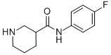 PIPERIDINE-3-CARBOXYLIC ACID (4-FLUORO-PHENYL)-AMIDE CAS#: 883106-66-9