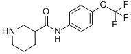 PIPERIDINE-3-CARBOXYLIC ACID (4-TRIFLUOROMETHOXY-PHENYL)-AMIDE CAS#: 883106-71-6