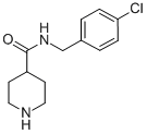 PIPERIDINE-4-CARBOXYLIC ACID 4-CHLORO-BENZYLAMIDE CAS#: 885274-77-1