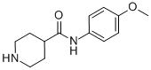 PIPERIDINE-4-CARBOXYLIC ACID (4-METHOXY-PHENYL)-AMIDE CAS#: 883106-58-9