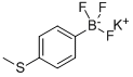 POTASSIUM 4-(METHYLTHIO)PHENYLTRIFLUORO& CAS#: 871231-43-5