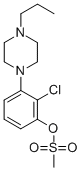 Phenol, 2-chloro-3-(4-propyl-1-piperazinyl)-, 1-methanesulfonate CAS#: 871355-75-8