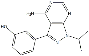 Phenol, 3-[4-aMino-1-(1-Methylethyl)-1H-pyrazolo[3,4-d]pyriMidin-3-yl]- CAS#: 833481-69-9