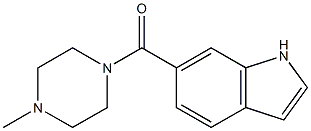 Piperazine, 1-(1H-indol-6-ylcarbonyl)-4-Methyl- CAS#: 870655-67-7