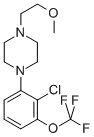 Piperazine, 1-[2-chloro-3-(trifluoromethoxy)phenyl]-4-(2-methoxyethyl)- CAS#: 871357-03-8