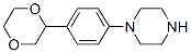 Piperazine,  1-[4-(1,4-dioxan-2-yl)phenyl]- CAS#: 868244-72-8