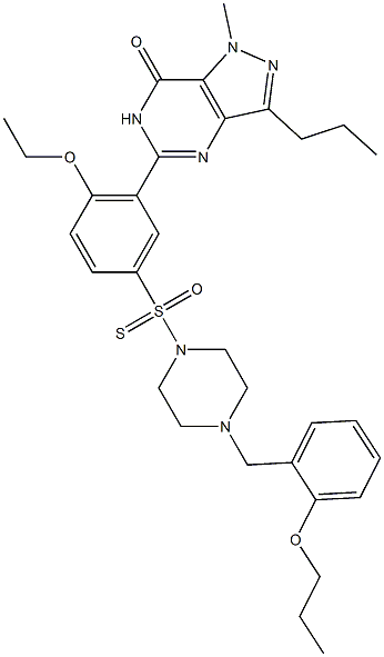 Propoxyphenyl Thioaildenafil CAS#: 856190-49-3