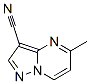 Pyrazolo[1,5-a]pyrimidine-3-carbonitrile,  5-methyl- CAS#: 879900-25-1