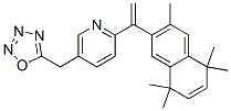 Pyridine,  2-[1-(5,8-dihydro-3,5,5,8,8-pentamethyl-2-naphthalenyl)ethenyl]-5-(1,2,3,4-oxatriazol-5-ylmethyl)- CAS#: 836661-24-6