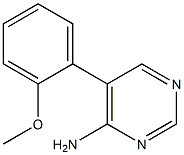 Pyrimidine, 4-amino-5-[o-methoxyphenyl]- (5CI) CAS#: 856974-25-9