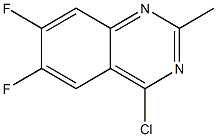 QUINAZOLINE, 4-CHLORO-6,7-DIFLUORO-2-METHYL- CAS#: 887592-02-1