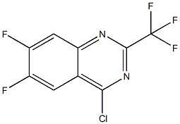 QUINAZOLINE, 4-CHLORO-6,7-DIFLUORO-2-(TRIFLUOROMETHYL)- CAS#: 887592-35-0