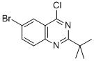 QUINAZOLINE, 6-BROMO-4-CHLORO-2-(1,1-DIMETHYLETHYL)- CAS#: 887592-20-3