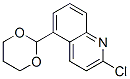 Quinoline, 2-chloro-5-(1,3-dioxan-2-yl)- (9CI) CAS#: 863549-10-4