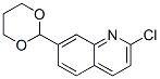 Quinoline, 2-chloro-7-(1,3-dioxan-2-yl)- (9CI) CAS#: 863549-12-6