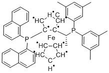 (R)-1-{(S)-2-[DI(1-NAPHTHYL)PHOSPHINO]FERROCENYL}ETHYLDI(3,5-XYLYL)PHOSPHINE CAS#: 851308-40-2