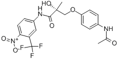 R-3-(4-acetylamino-phenoxy)-2-hydroxy-2-methyl-N-(4-nitro-3-trifluoromethyl-phenyl)-propionamide CAS#: 885324-25-4