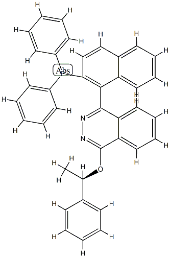 (R)-(+)-4-[2-(Diphenylphosphino)-1-naphthalenyl]-N-[(R)-1-phenylethoxy]phthalazine, min. 97% (R,R)-O-PINAP CAS#: 828927-95-3