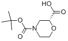 (R)-4-(tert-Butoxycarbonyl)morpholine-2-carboxylic acid CAS#: 884512-77-0